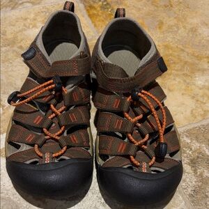 Brown and Black Outdoor Sandals